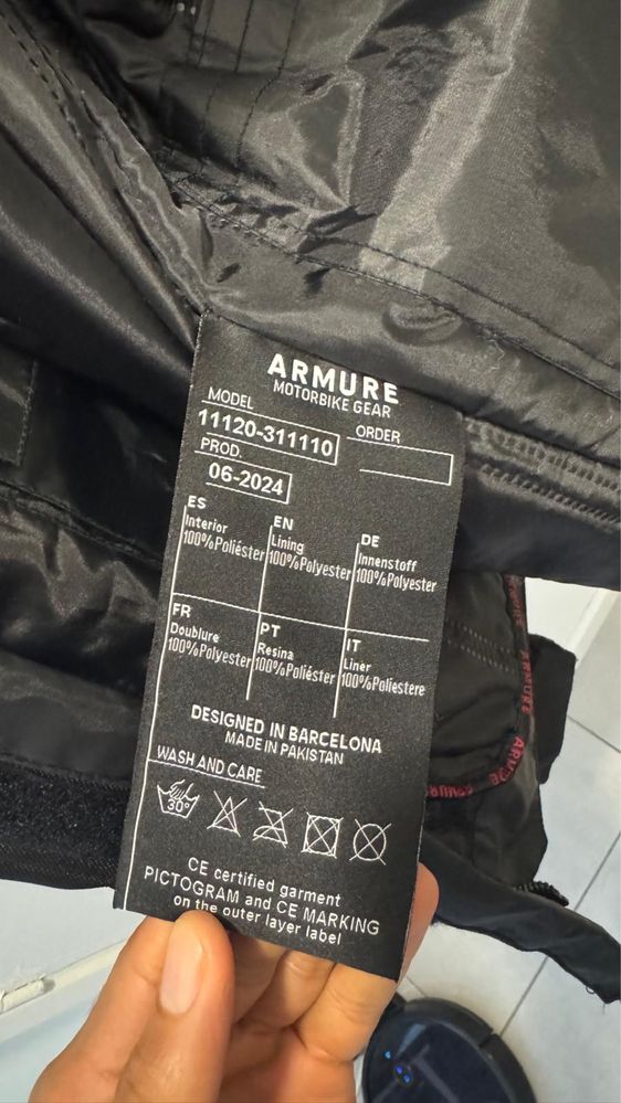 Jaqueta para moto Armure