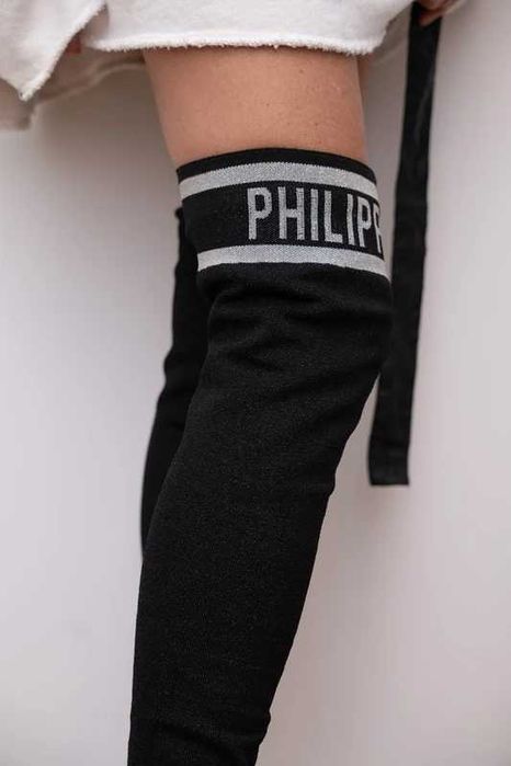 Kozaki na szpilce Philipp Plein