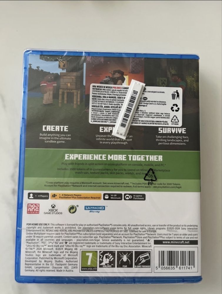 Minecraft Ps5 NOWY