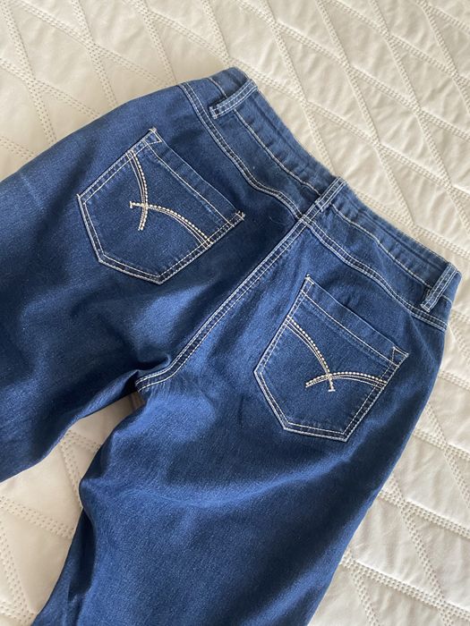 джинси жіночі сині, кльош
