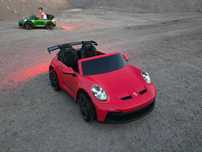 Autko na akumulator PORSCHE 911 GT3 dla dzieci 4x4 PILOT MP3