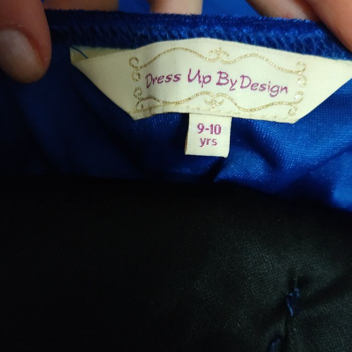 Нарядное платье, выпускное, бальное,синее,9-10