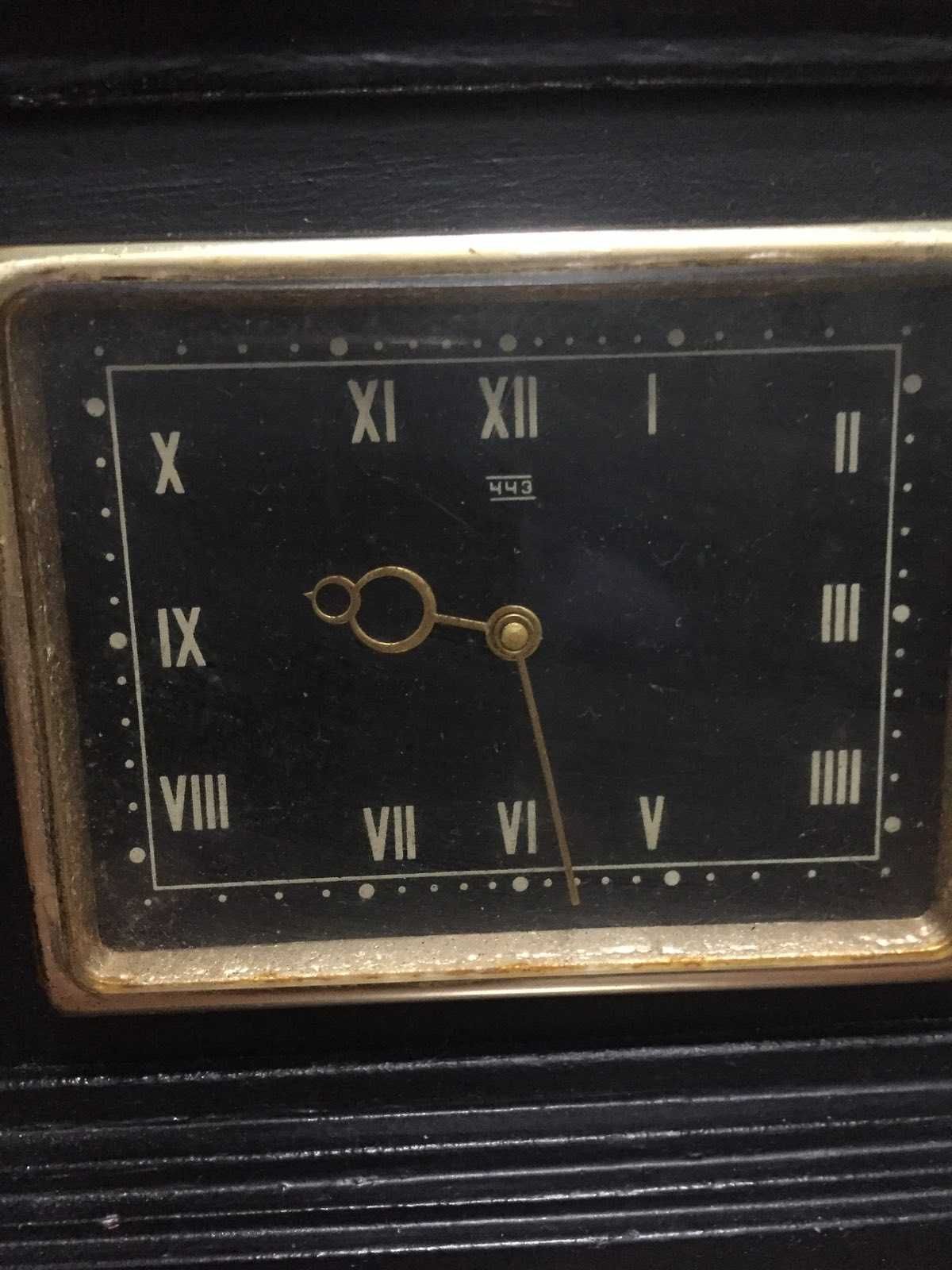 Часы каминные, год выпуска 1963