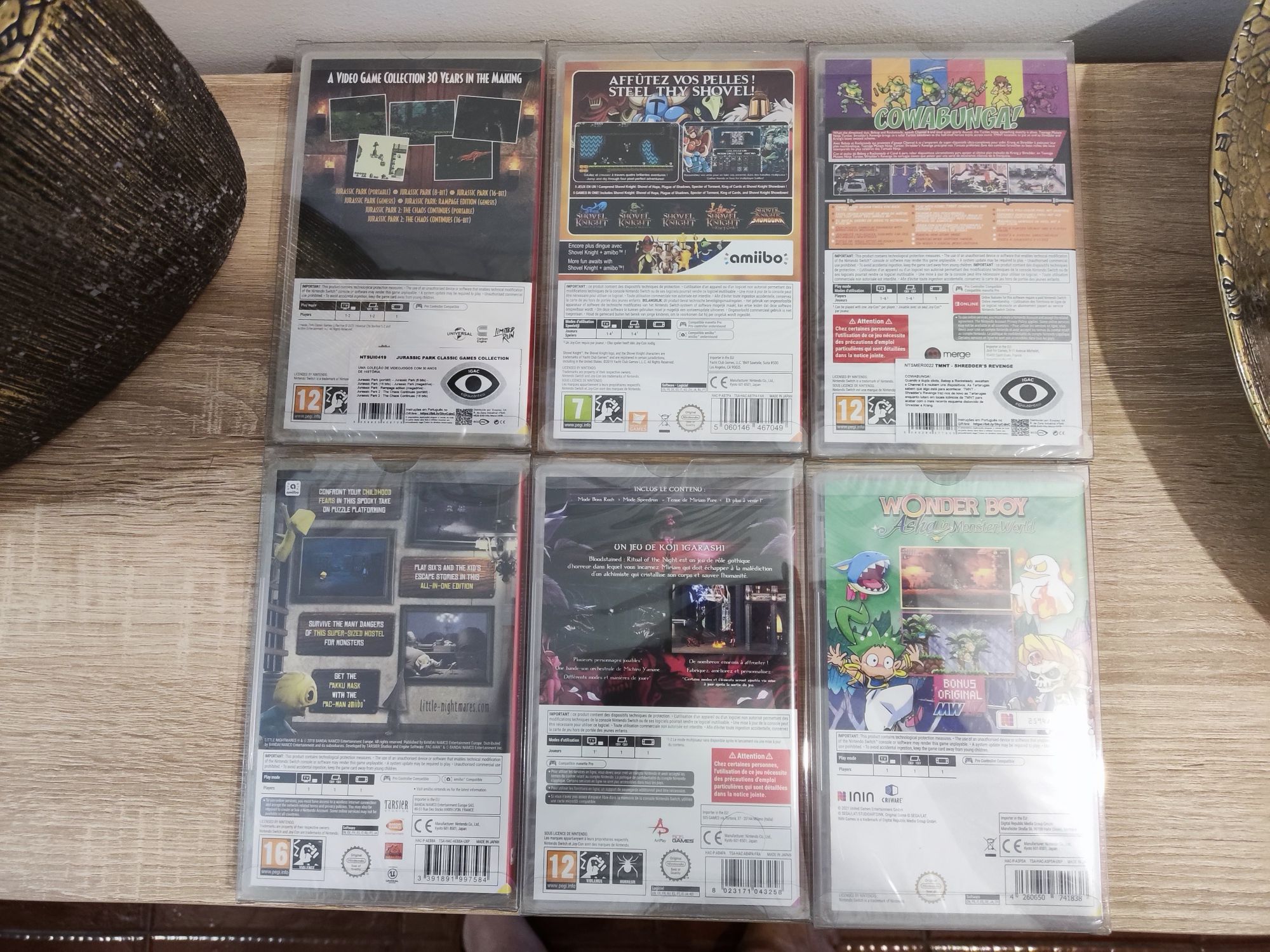 Jogos selados Nintendo switch