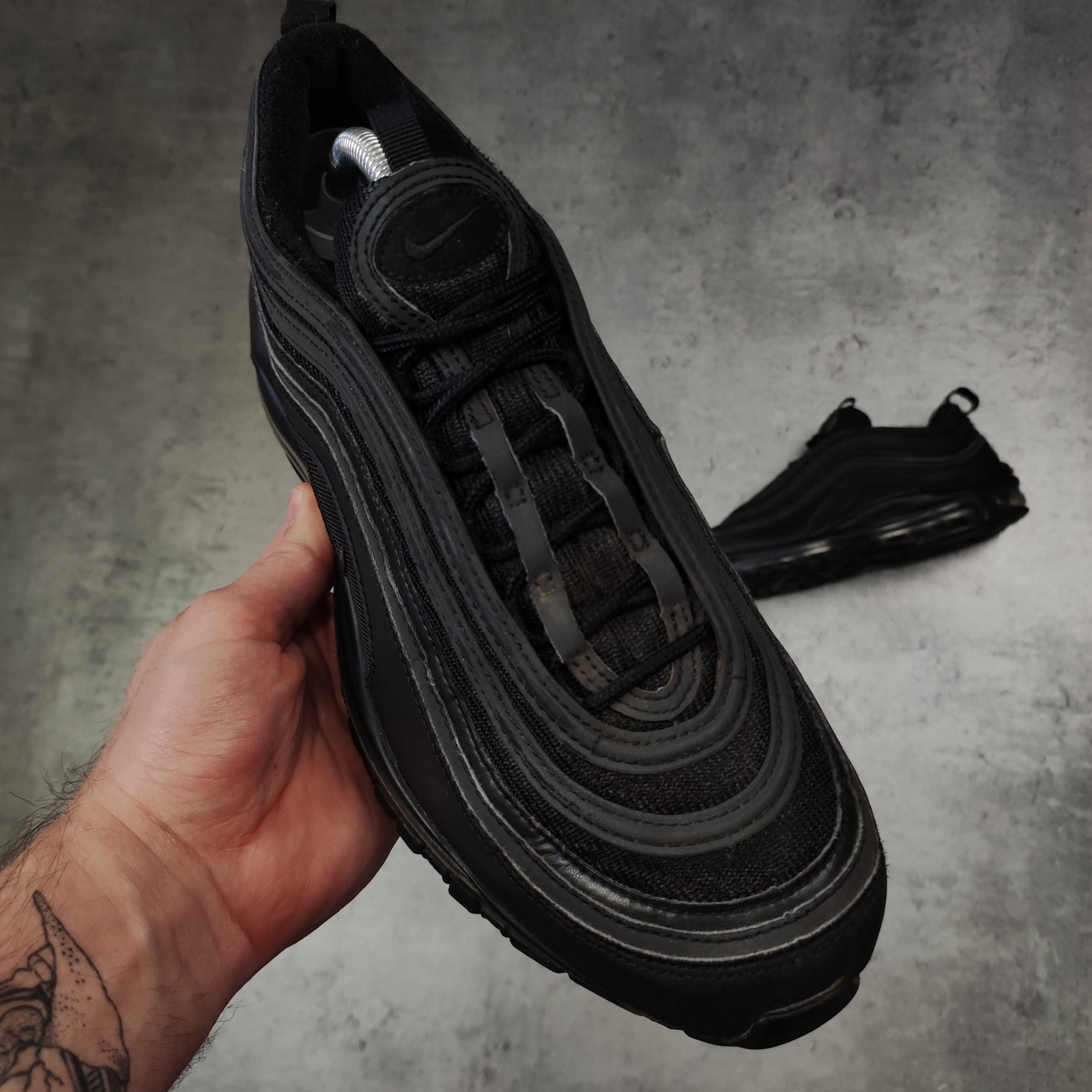 MĘSKIE Buty Sneakersy Nike Air Max 97 Czarne Poduszka AIR Streetwear