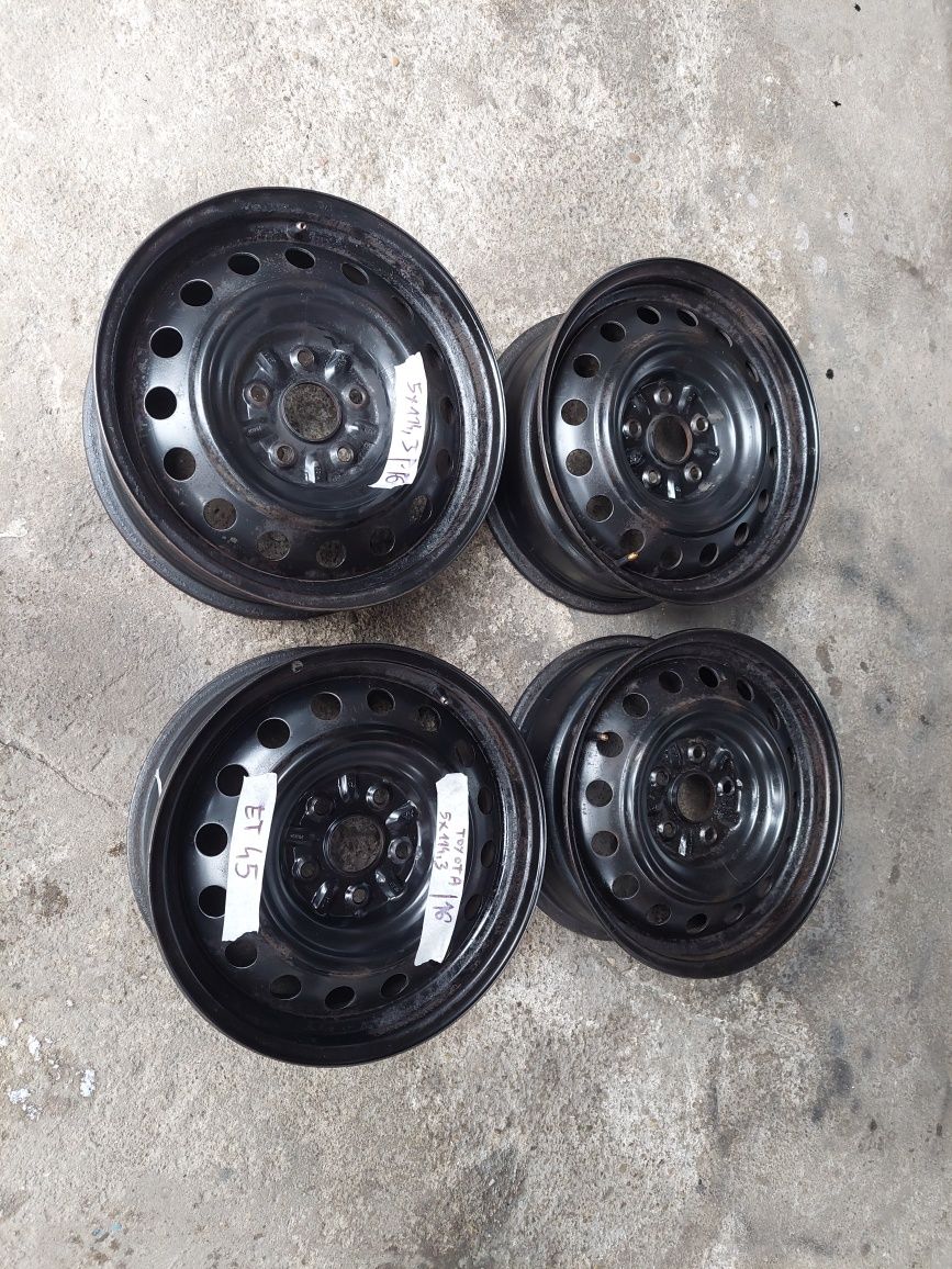 Felgi stalowe 16 toyota 5×114,3