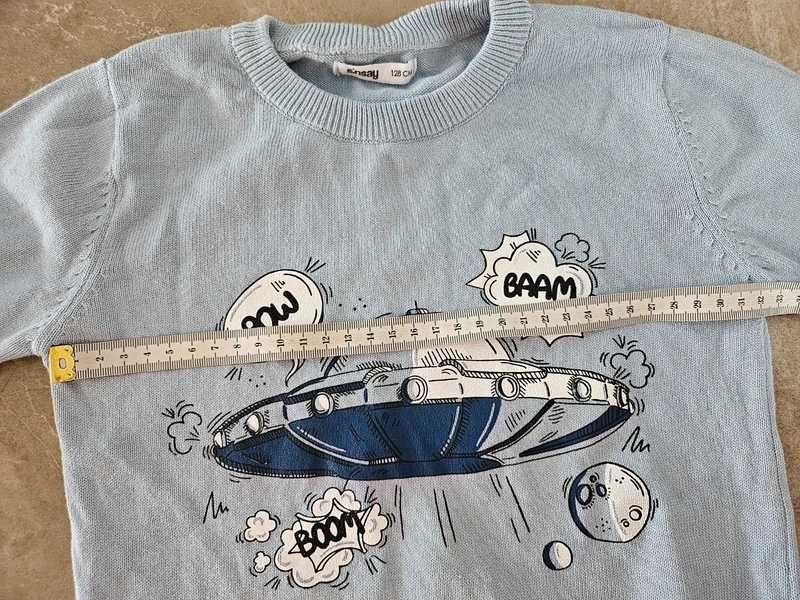 Sweter,r 128./nowy