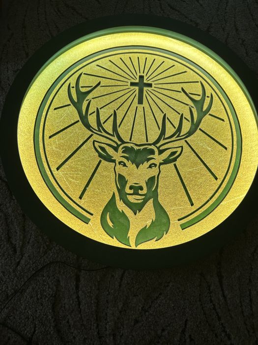 Zestaw Jägermeister – baner podświetlany + 2 gumy barowe