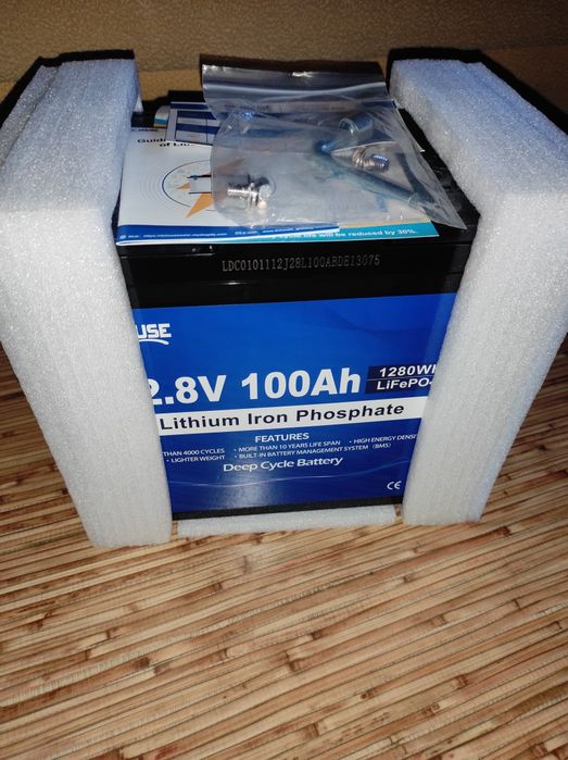 Батарея 1280Wh 12.8V 100Ah LifePO4 - DC House. Новий. Америка!