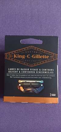 Gillette C. King wkłady 3szt