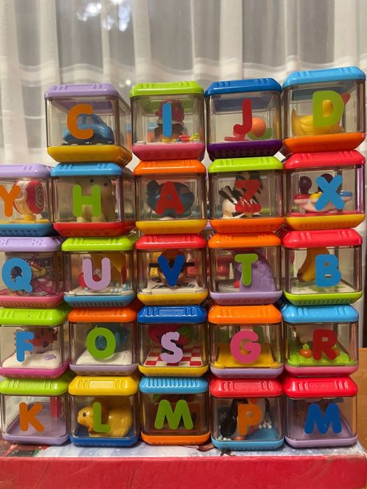 Кубики fisher price, розвиваючі іграшки