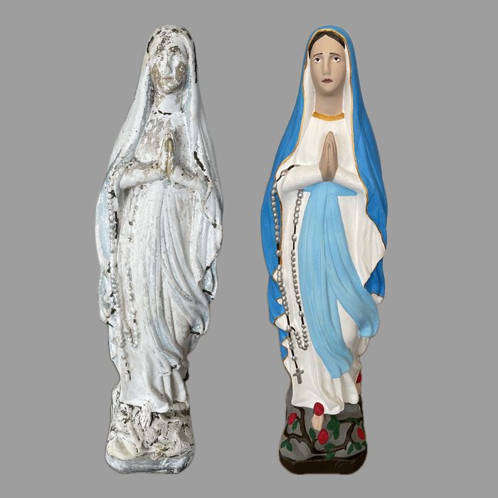 Renowacja figurek gipsowych