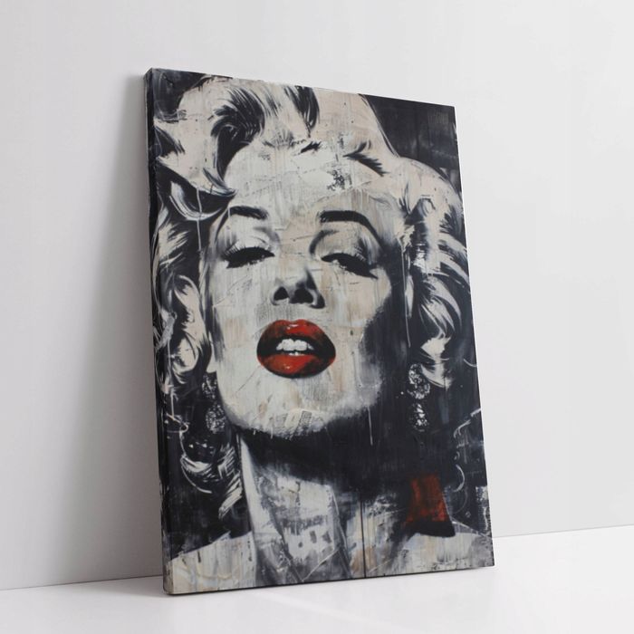 Obraz na płótnie Marilyn Monroe 45x60 cm - Pop-Art Dekoracja Wnętrz