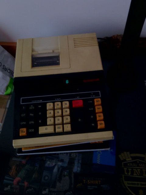 Máquina calculadora nikkam - vintage.