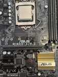 Plyta asus plus procesor intel wszystko widoczne na zdjeciach