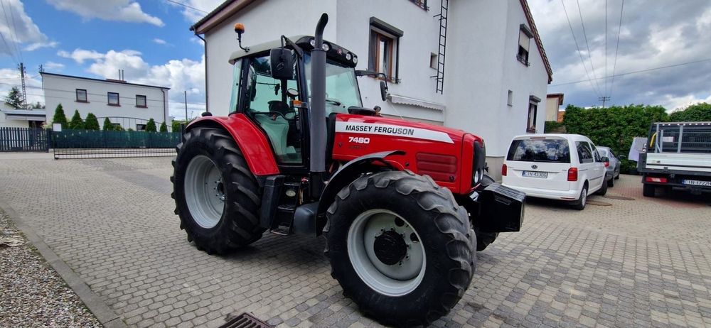 Massey Ferguson 7480  Import Oryginał Miękka oś ciągnik rolniczy używany