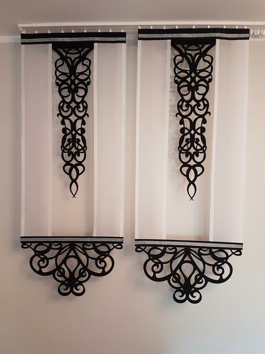 Firany, Panele z ażurami