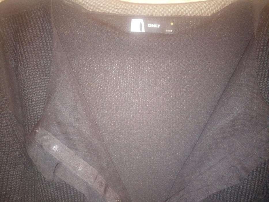 Sweter Only wełna/tiul S/M