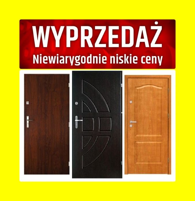 Drzwi WEJŚCIOWE zewnętrzne do mieszkania Z MONTAŻEM. TANIO!
