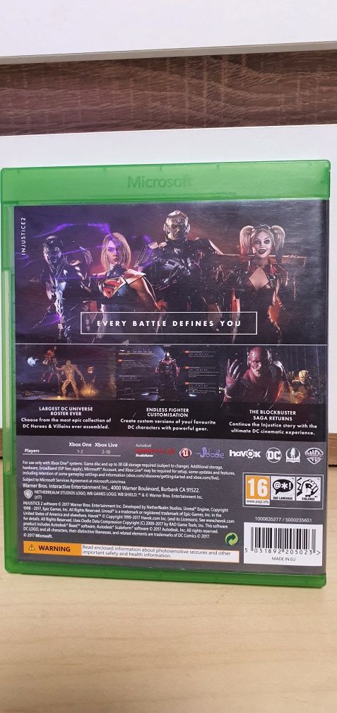 Gra Injustice 2 xbox one