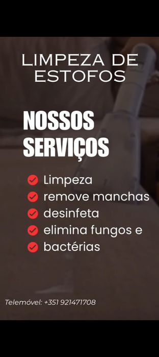 Limpeza de estofos