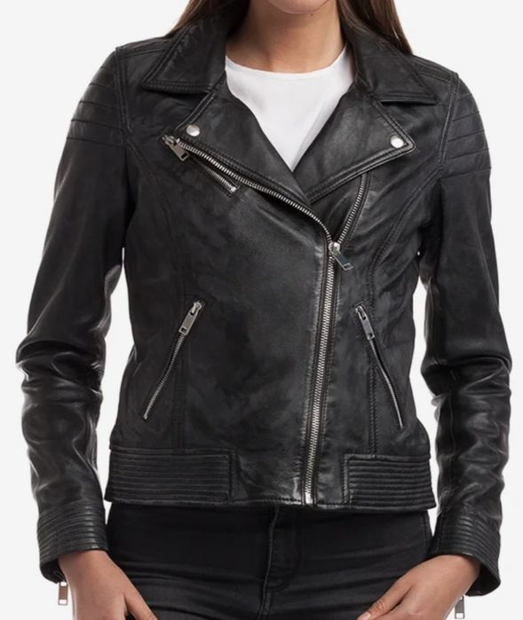 Nowa kurtka damska ramoneska skóra nat. Le Temps Des Cerises Libby M