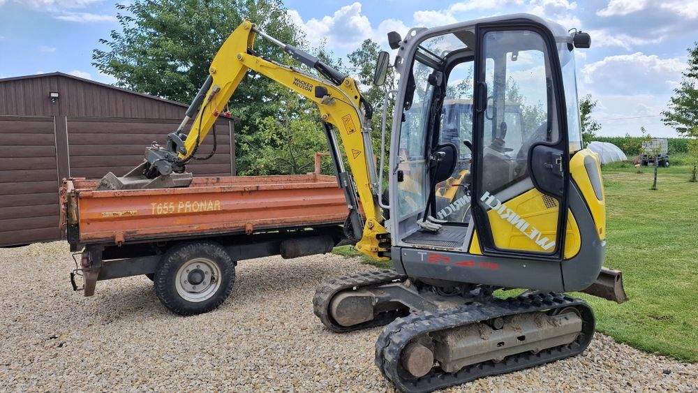 Usługi minikoparka, koparką, roboty ziemne