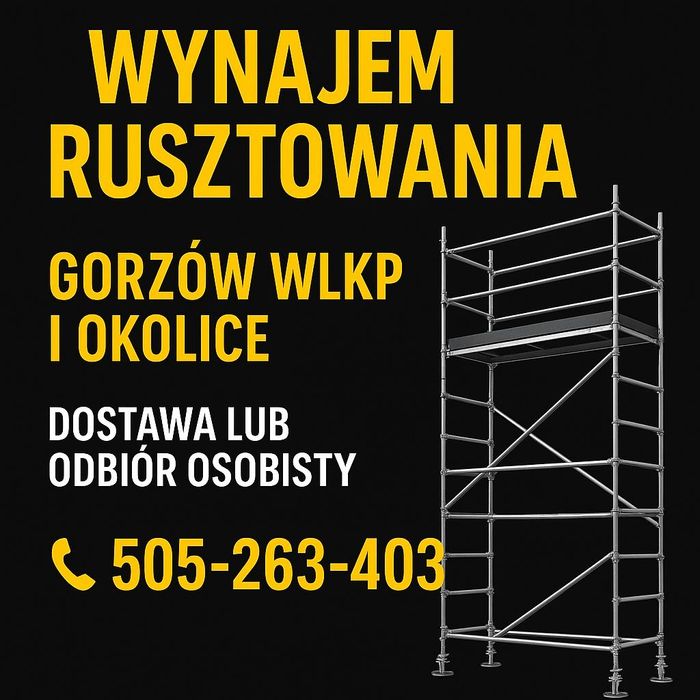 Wynajem Rusztowanie elewacyjne rusztowania Plettac budowa remont