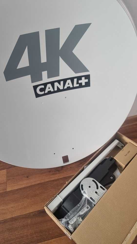 Antena satelitarna 80cm + konwerter Twin, NOWA