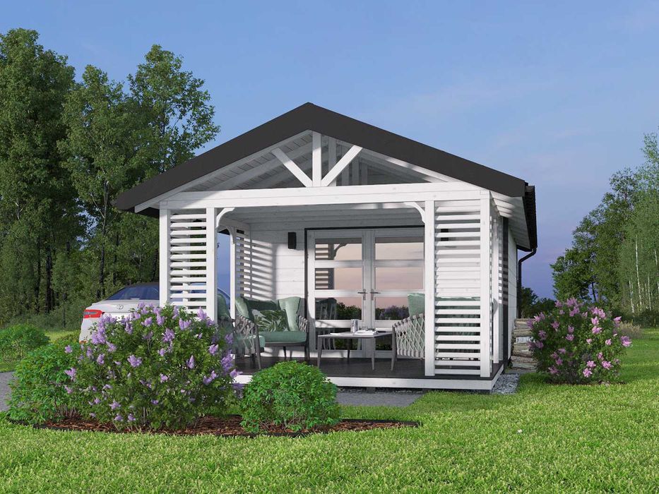 Szklany domek 4x4 altana 4x4 domek 5x5 domek 3x3 sauna jacuzzi MDN10B