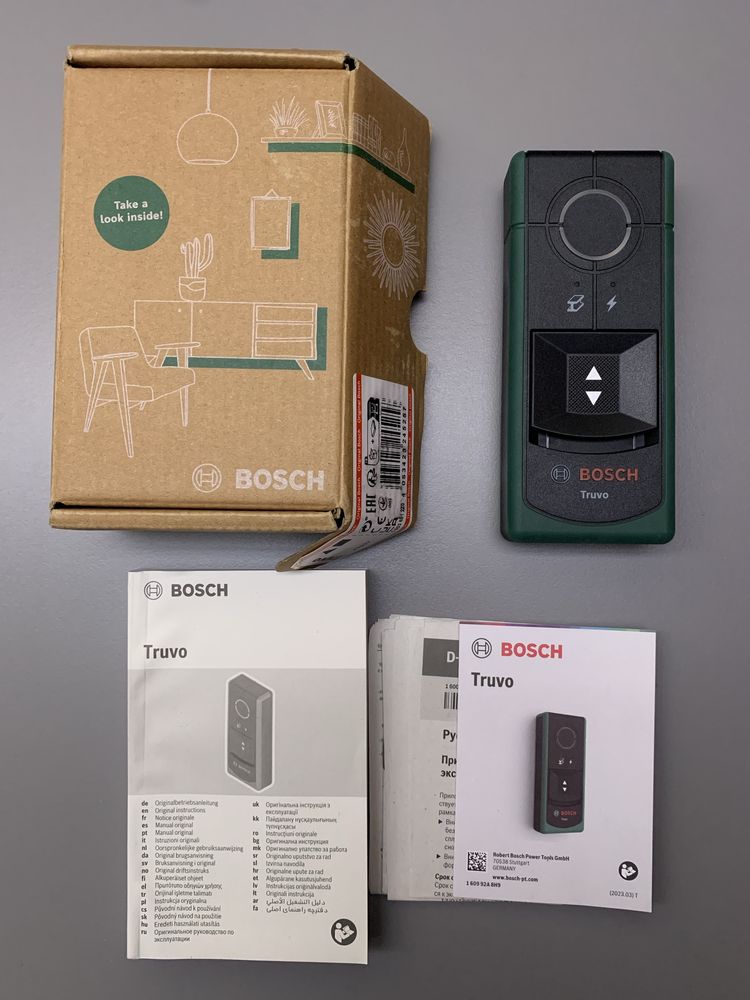 Detektor Bosch Truvo 2 cyfrowy wykrywacz metalu i przewodów/ kabli