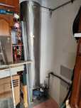 Cilindro em Aço Inox com tampa no topo
