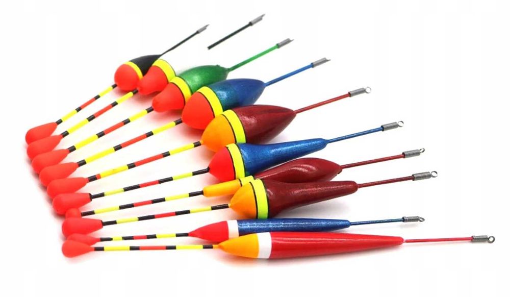 10 sztuk Zestaw Spławików Aptel spławiki przelowtowe wękdarskie zestaw