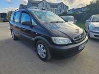 Opel Zafira 2003/7osobowy/1.6benzyna/opłaty aktualne/klima/hak/101km