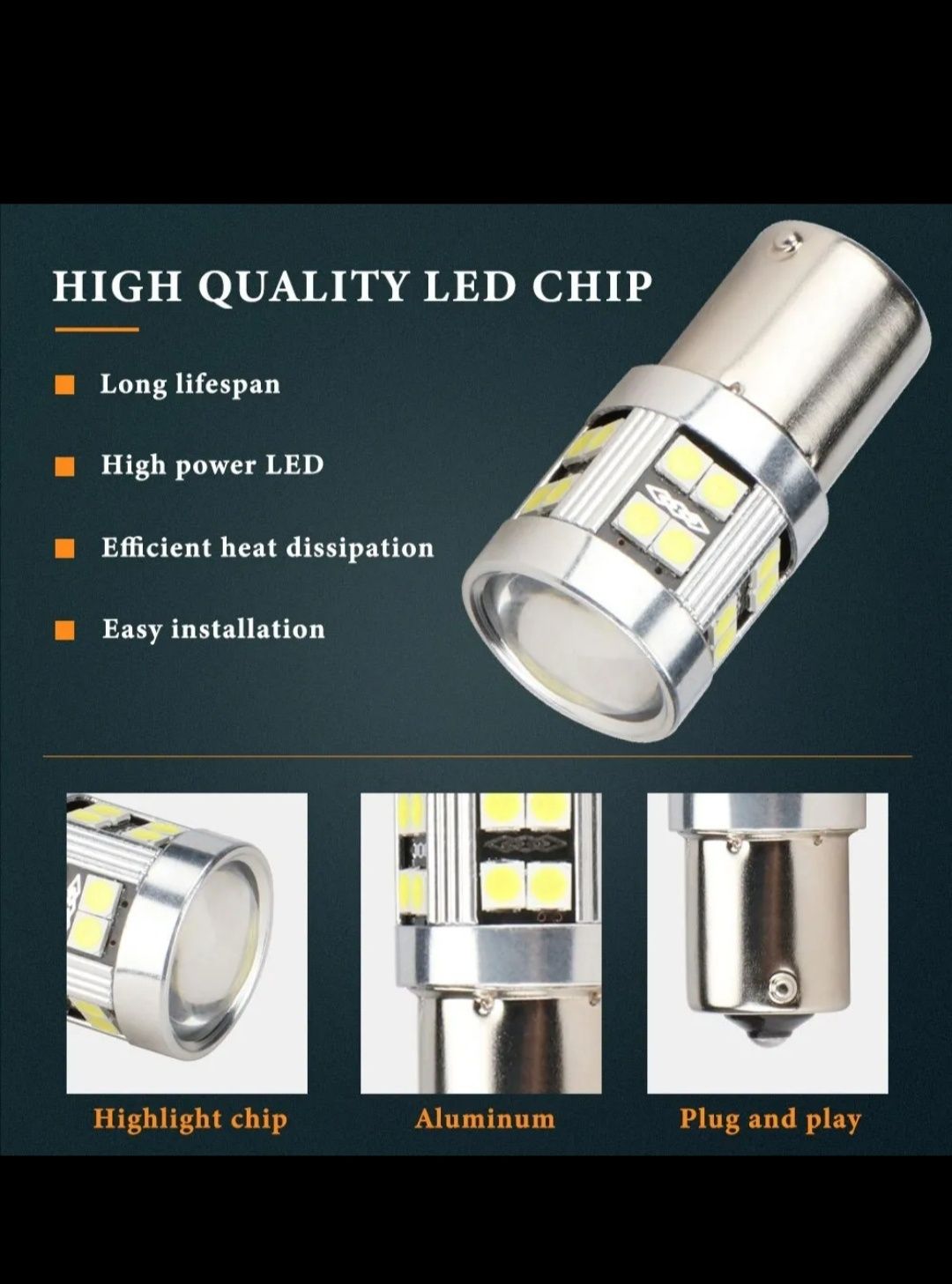 Lâmpada led BA15S P21W