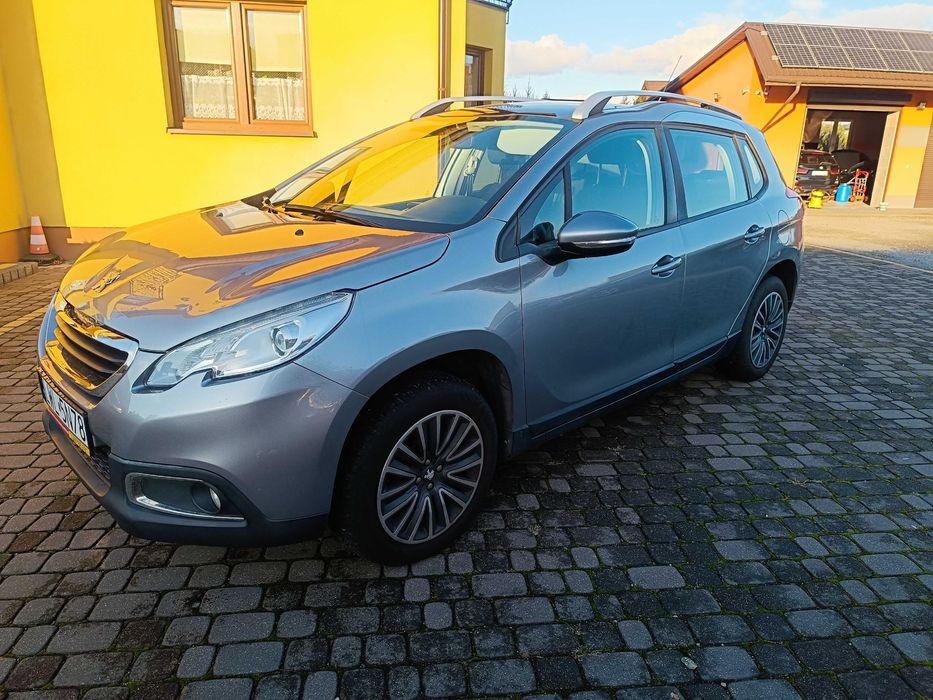 Peugeot 2008 1,2 B 2016 r klima hak Nawigacja Zarejestrowany