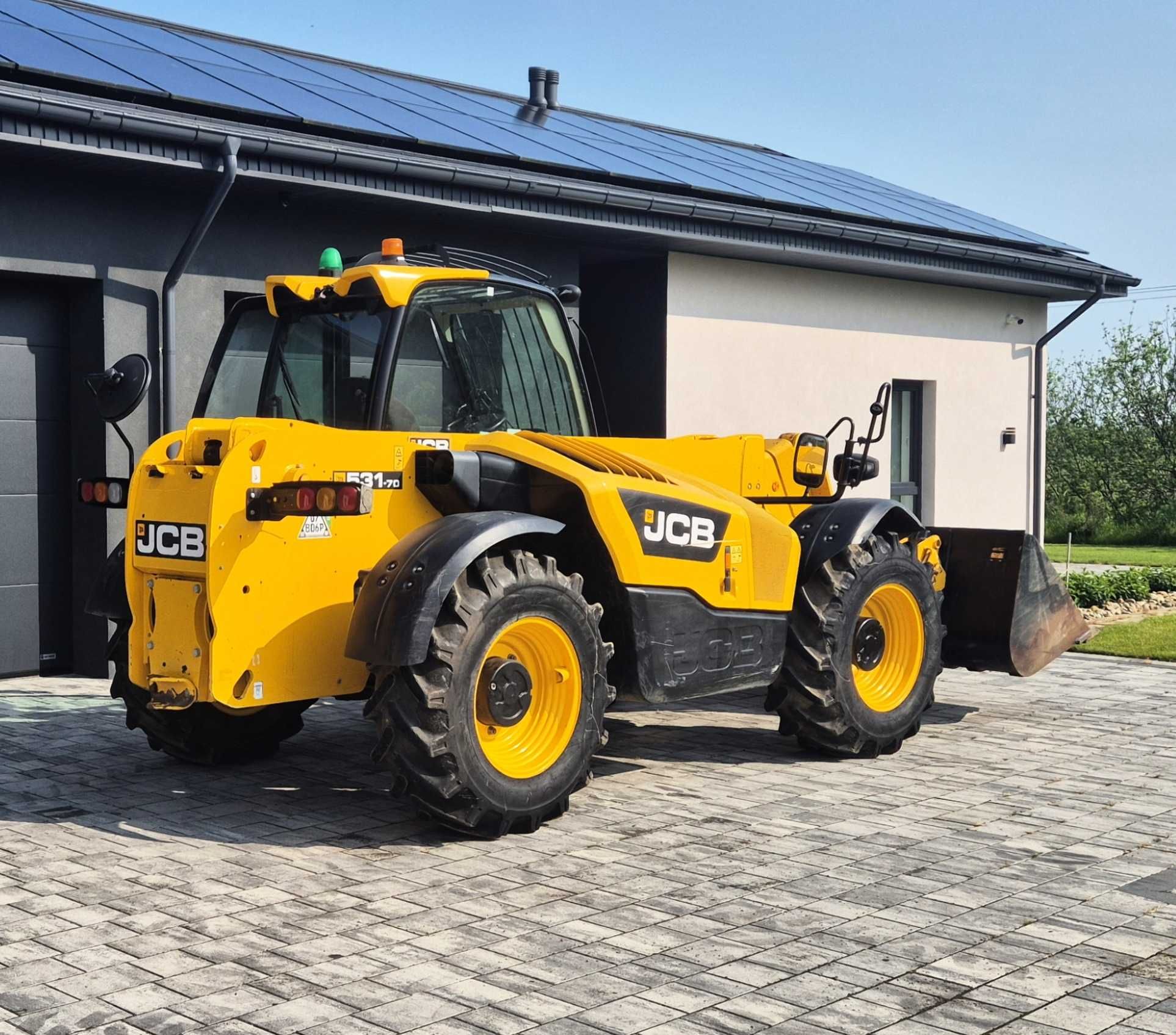 Ładowarka JCB 531-70 (prod.2021), serwisowana w JCB