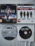 4 Gry PS3 Battlefield 3, Call of Duty Black Ops, FIFA 13,  Flashpoint