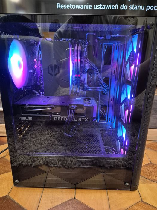 Komputer stacjonarny RGB Ryzen 7 5700X RTX 4060 32GB SSD 1TB WIFI W11