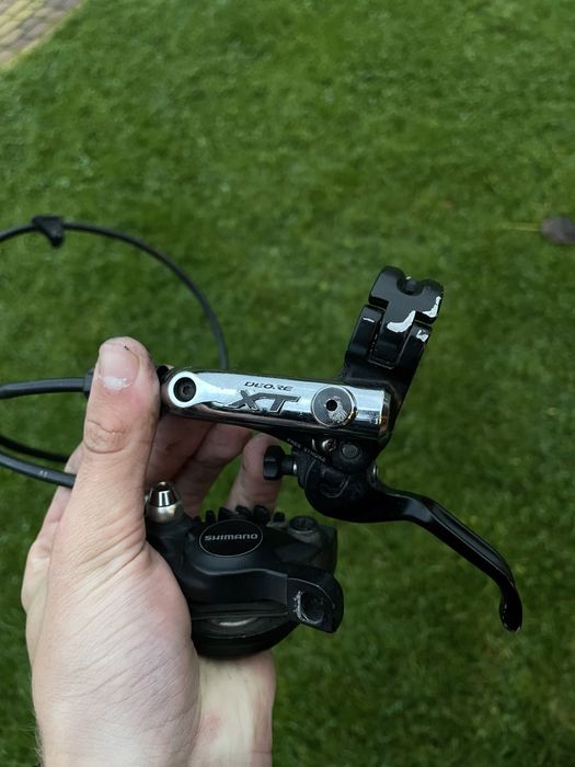 Hamulec przedni Shimano Deore XT srebrny (magura sram hope avid tektro