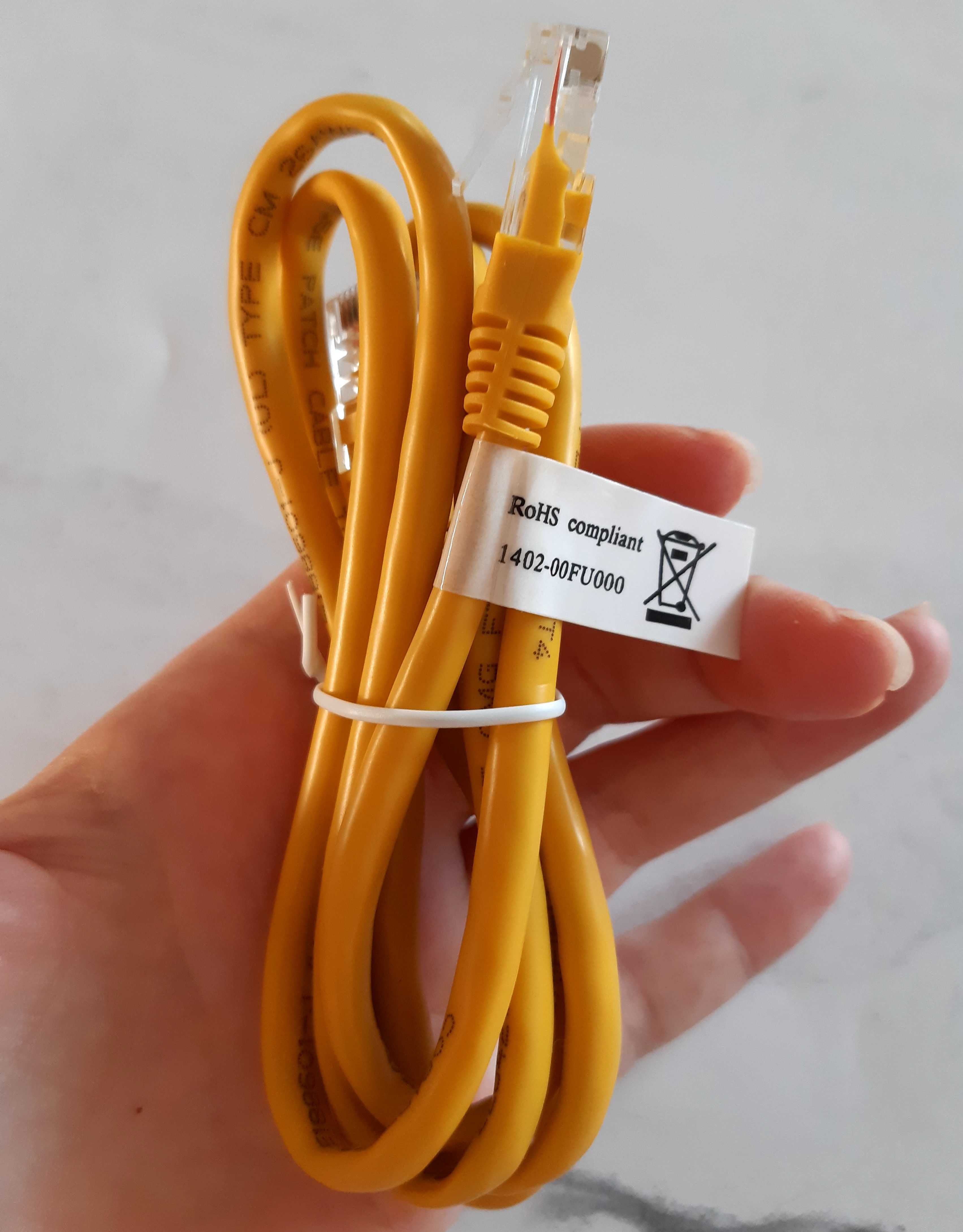 Kabel Internetowy Router-Komputer 1,2 m kabel krosowy RJ45 ruter Toruń