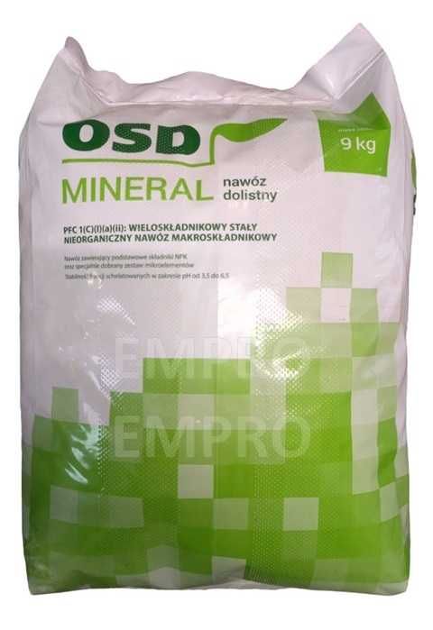 OSD Mineral, nawóz dolistny osd, nawóz npk 9kg