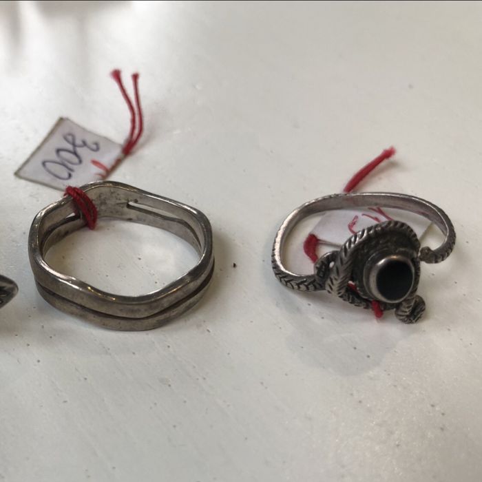 Обручка срібна вінтаж