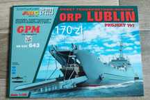 Model kartonowy ORP Lublin