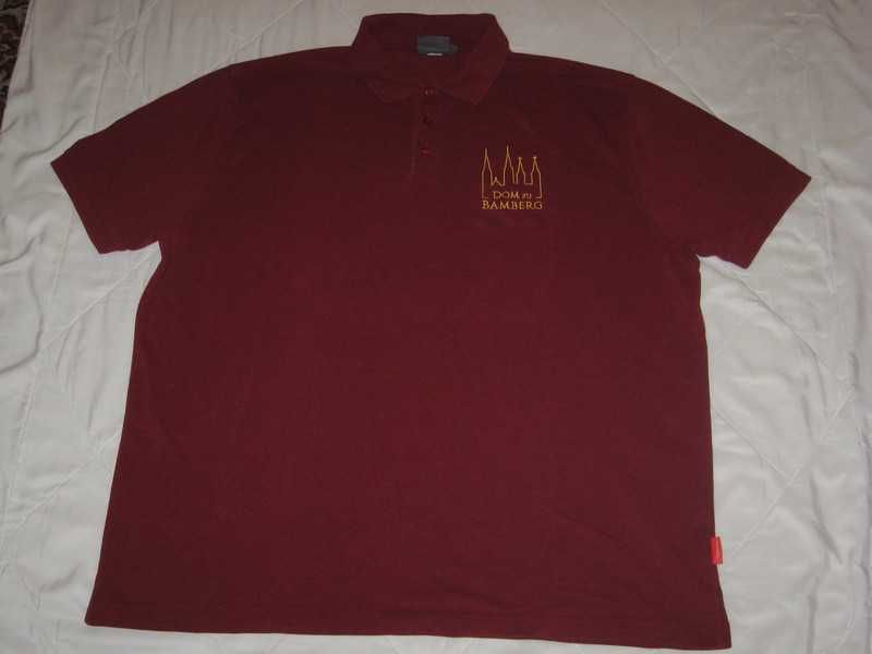 Koszulka polo duża 3XL XXXL 4XL XXXXL Dom Zu Bamburg kościół krzyż