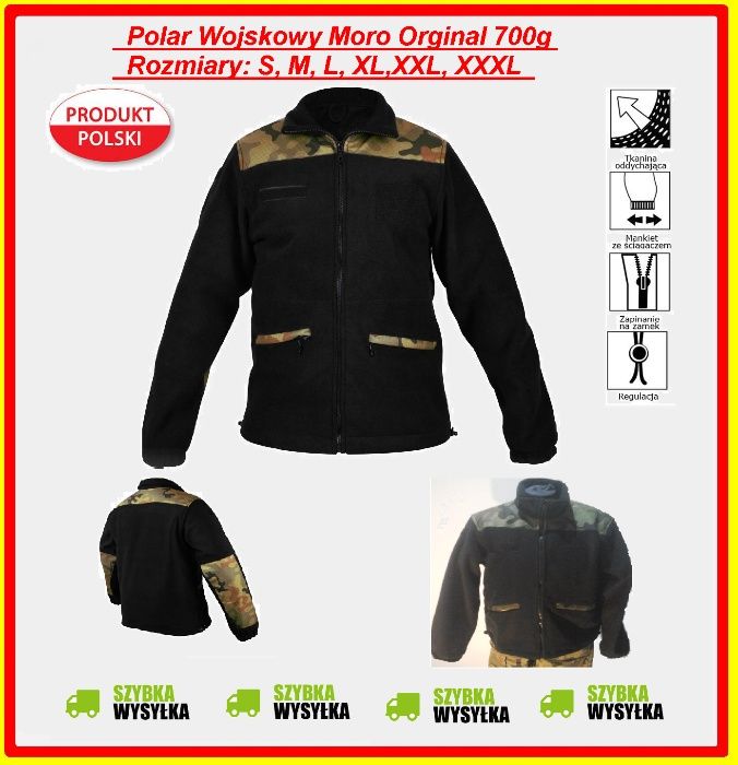 Polar Wojskowy Pod Gore-Tex 700g/m2 ( S, M, L, XL, XXL, XXXL )