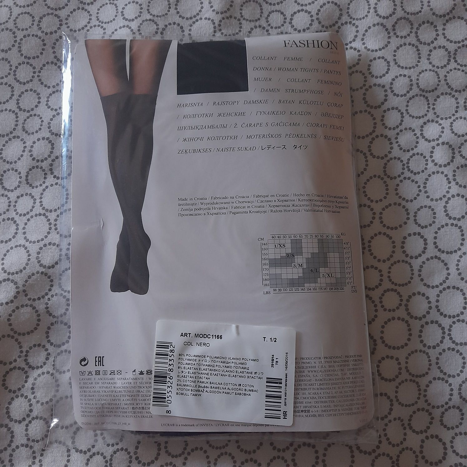Collant Cazedonia preto S/M
