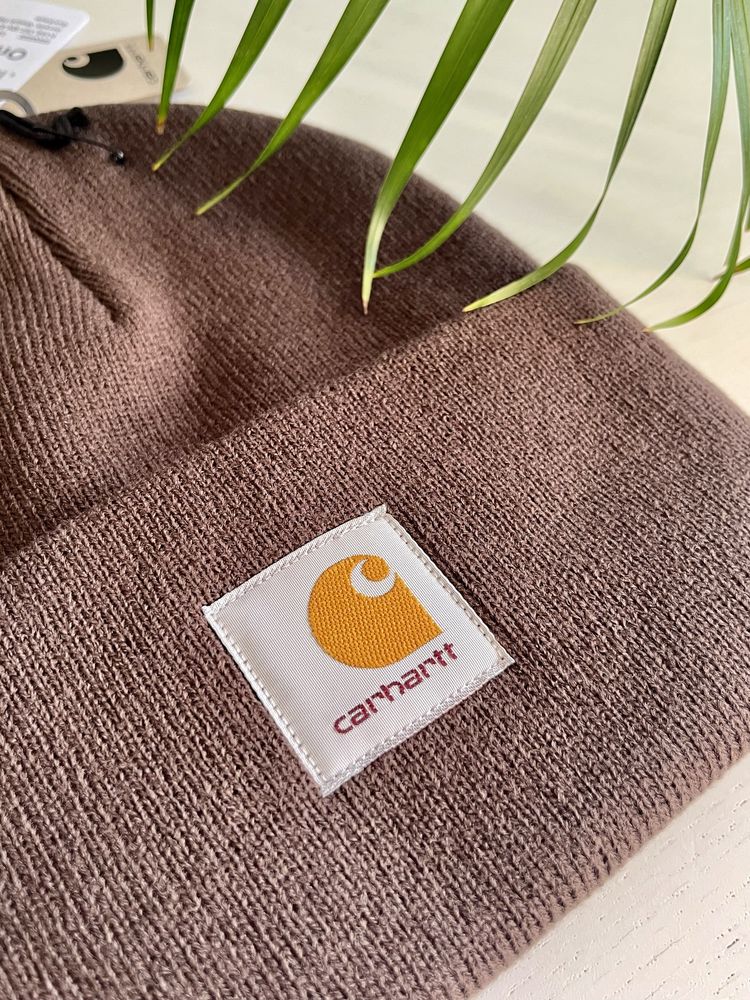 Carhartt nowa czapka Acrylic Watch Hat brązowa buckeye