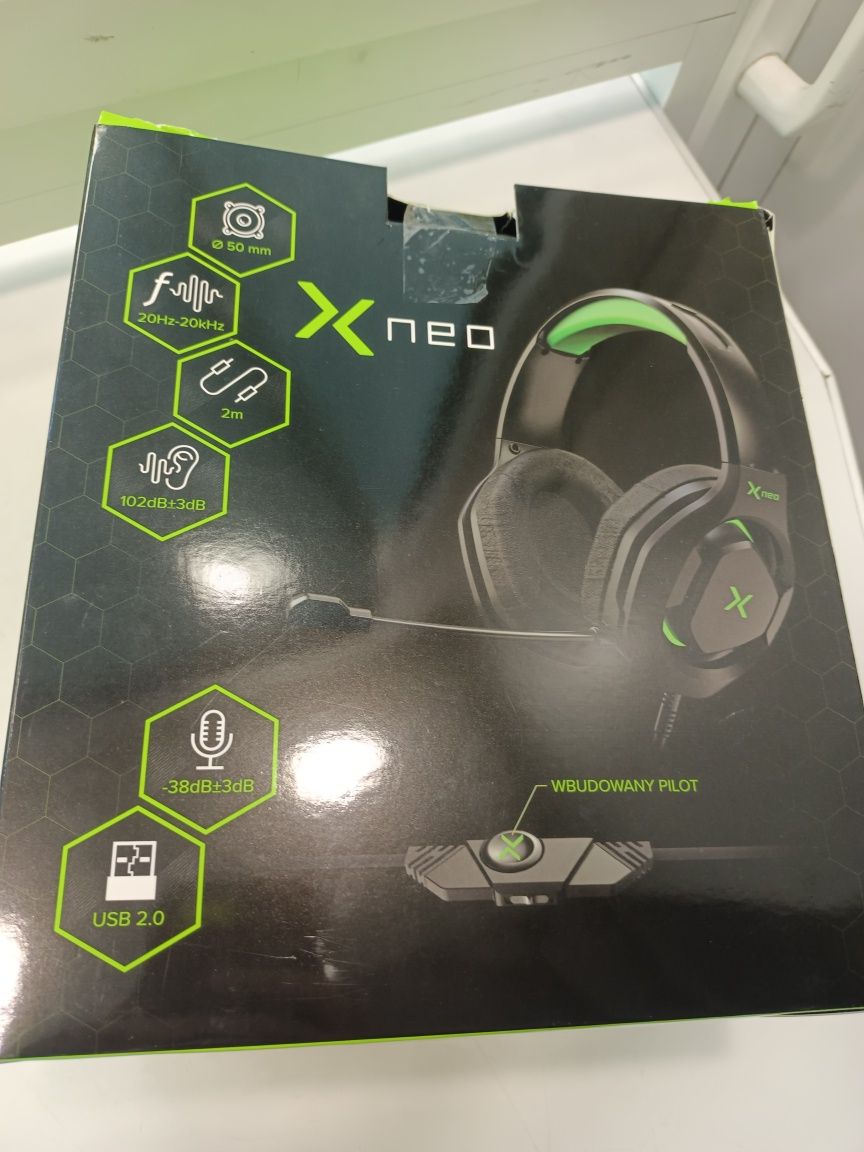 Słuchawki dla graczy do gier gamingowe X-NEO CHAG9500 Komis Madej Sc