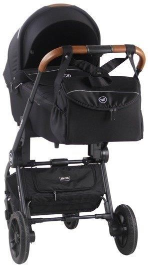 Wózek Muuvo Quick 2.0 Black Onyx 3w1 spacerówka gondola 0-3 lata
